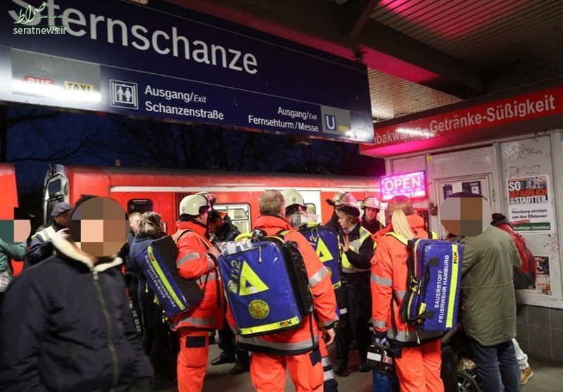 حمله با گاز اشک‌آور به مسافران قطار در آلمان +تصاویر