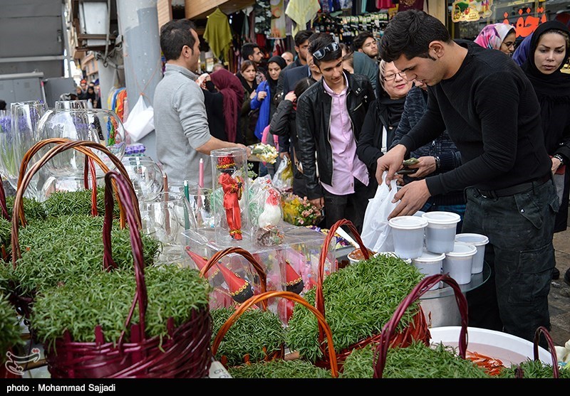 عکس از شلوغی بازار تهران