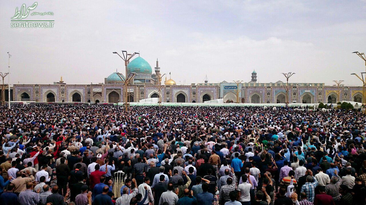 عکس/ حرم امام رضا علیه السلام پیش از تحویل سال