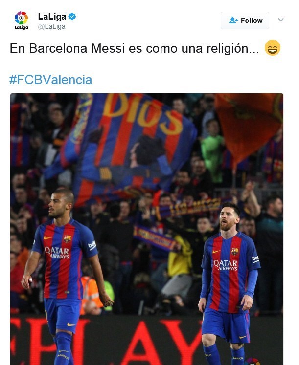 توئیتی که بر دشمنی اسپانیول و بارسلونا دامن زد! + تصاویر