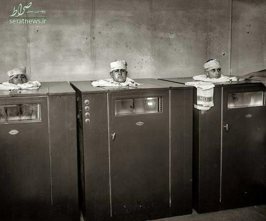 عکس/ دستگاه فیزیوتراپی در سال ۱۹۲۰ میلادی