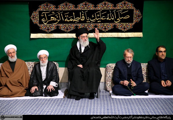 عکس/ اولین شب عزاداری فاطمیه در حسینیه امام خمینی