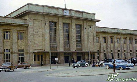 عکس قدیمی و جالب از میدان راه آهن