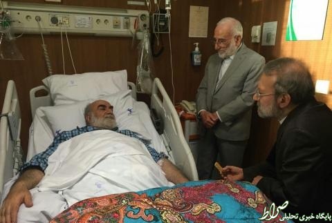 عکس/عيادت لاریجانی از رییس دفتر رهبر انقلاب عکس/عيادت لاریجانی از رییس دفتر رهبر انقلاب