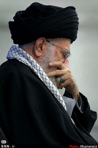 تصاویر/مراسم عزاداری امام کاظم(ع)در محضر رهبر انقلاب