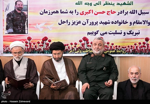 تصاویر/مراسم ترحیم شهید حاج حسن اکبری