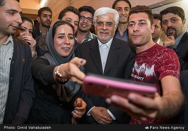 عکس/ سلفی با عارف