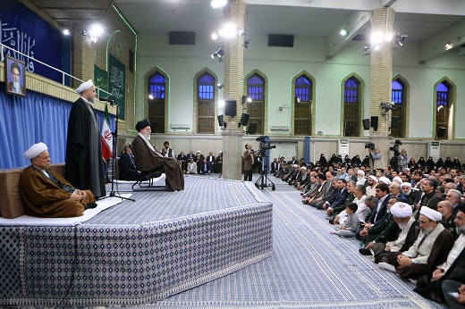 تصاویر/ دیدار مسئولان نظام و سفرای کشورهای اسلامی با رهبر انقلاب