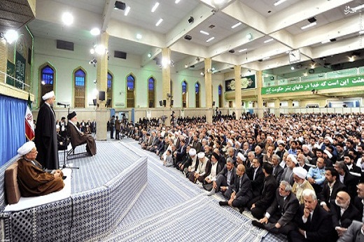 تصاویر/ دیدار مسئولان نظام و سفرای کشورهای اسلامی با رهبر انقلاب