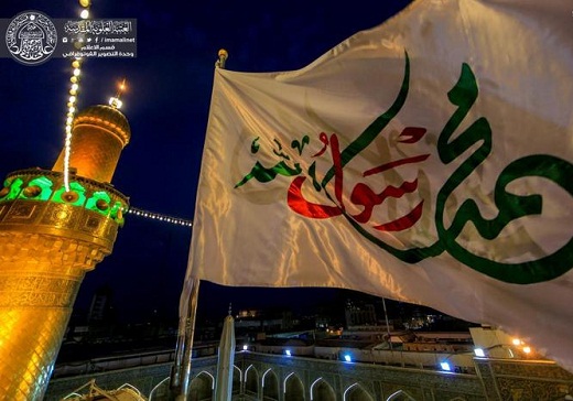 عکس/ حرم امام علی(ع) در شب عید مبعث