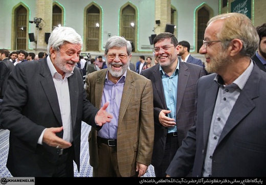 عکس/ حاشیه‌های دیدار امروز رهبری با مسئولان نظام