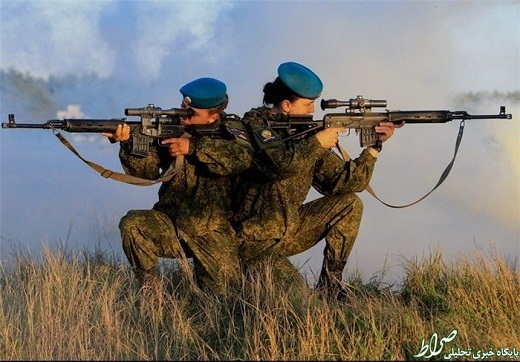 تصاویر/ زنان مرگبار ارتش روسیه