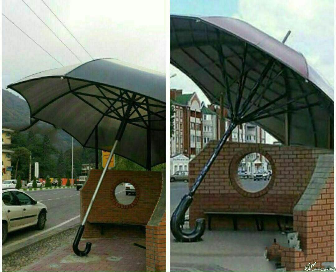 عکس/ شباهت ایستگاه اتوبوس لندن و گرگان