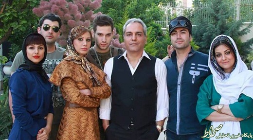 مهران مدیری در کنار همسر و خانواده‌اش+عکس