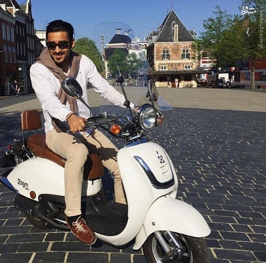 عکس/ وسیله نقلیه فوتبالیست ایرانی در اروپا