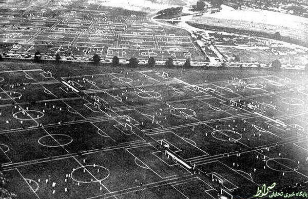 تصویر جالب از 90 زمين فوتبال در يك منطقه