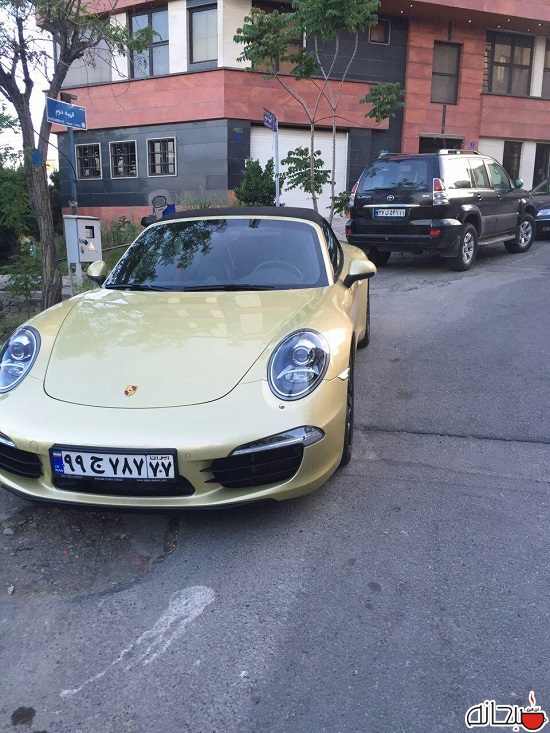 عکس/ یکی از کمیاب ترین رنگ های پورشه