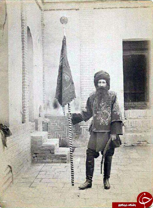 عکس/ یک تعزیه خوان در زمان قاجار