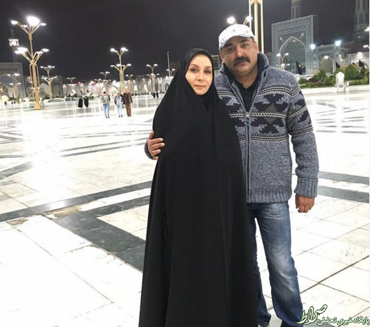 عکس/ زوج بازیگر در حرم امام رضا