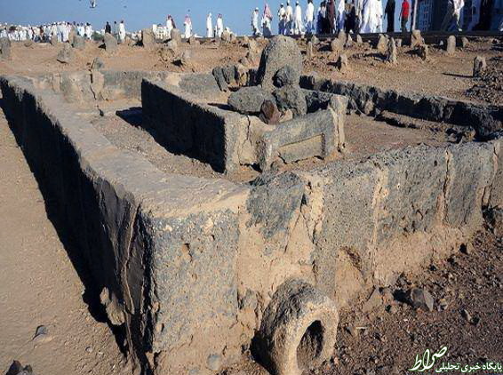 تصویری از مزار پسر پیامبر (ص)