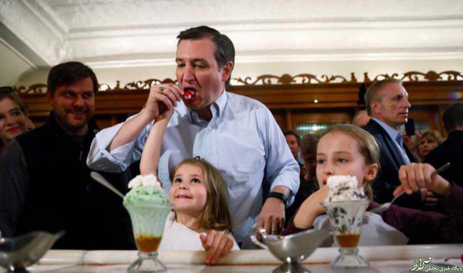 عکس/ نامزد انتخاباتی و دخترانش