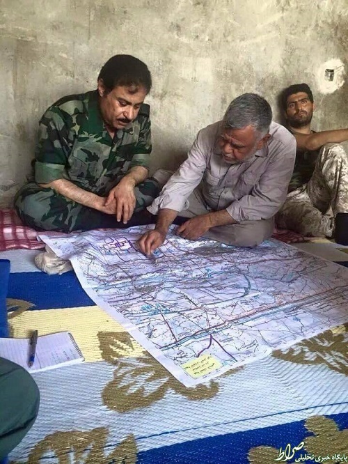 عکس جالب فرماندهان شیعه و سنی در فلوجه! عکس جالب فرماندهان شیعه و سنی در فلوجه!