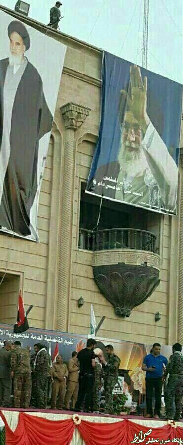 تصویر جالب از بالکن معروف صدام!