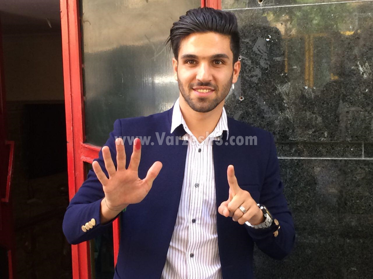 عکس/آغاز کری‌خوانی بازیکن جدید پرسپولیس