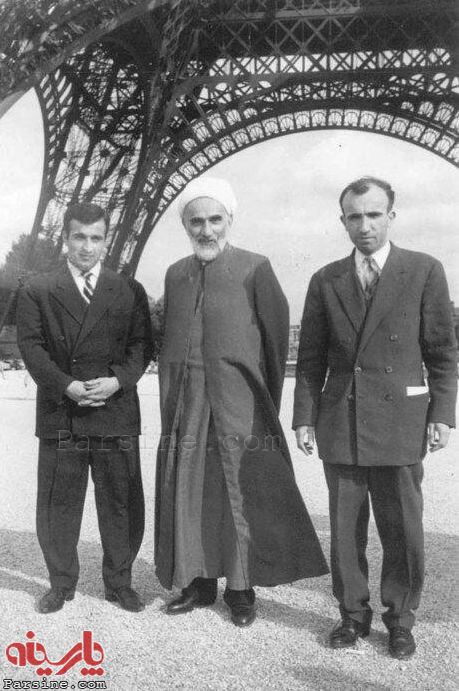 عکس/ خطیب مشهور در کنار برج ایفل