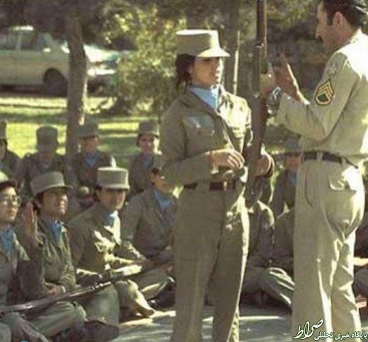 عکس/سربازی رفتن دخترها در پیش از انقلاب
