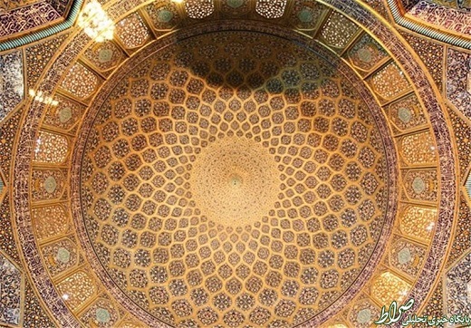 کاشیکاری یک مسجد ایرانی همانند سیستم عصبی کاشیکاری یک مسجد ایرانی همانند سیستم عصبی