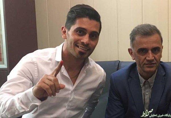 عکس/ عالیشاه پس از ثبت قراردادش