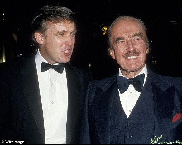 عکس/ دونالد ترامپ در کنار پدرش