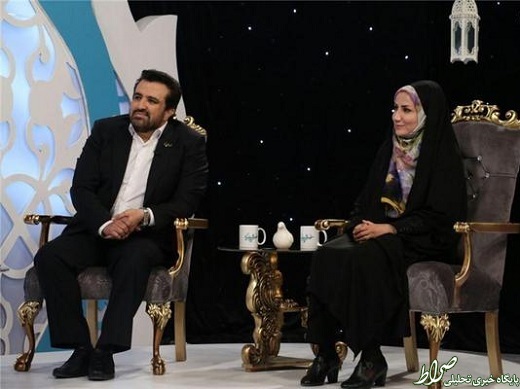 حسینیبای با همسرش در تلویزیون +عکس حسینیبای با همسرش در تلویزیون +عکس