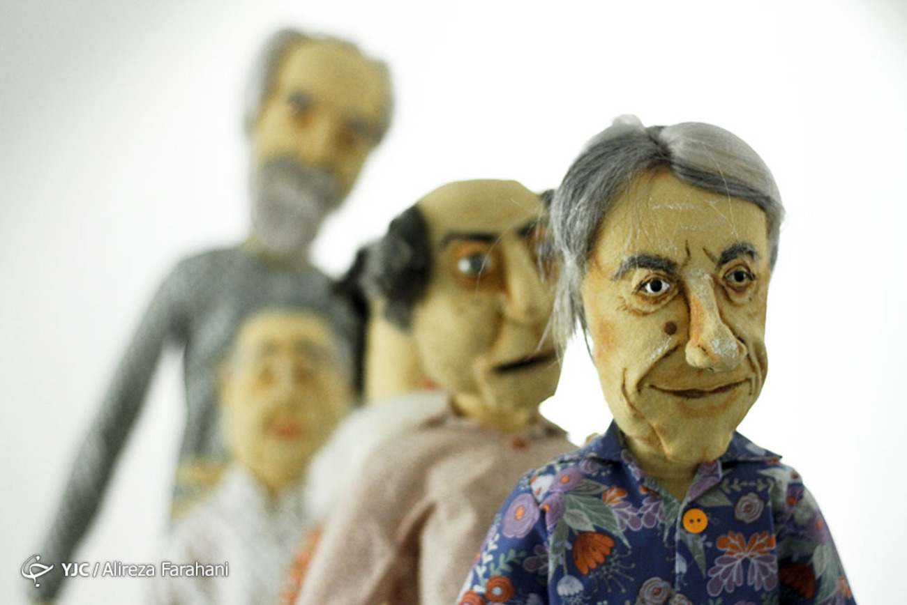 عکس/ عروسک پارچه ای رضا کیانیان