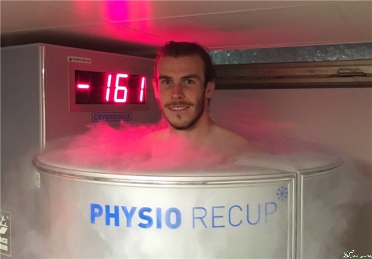 عکس/ تمرینات عجیب آقای فوتبالیست