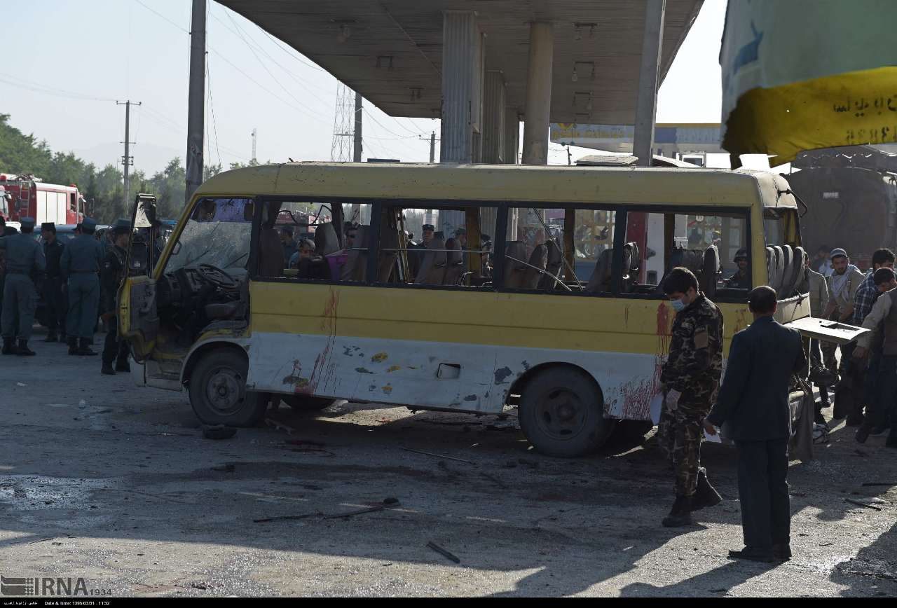 عکس/ حمله انتحاری امروز در کابل