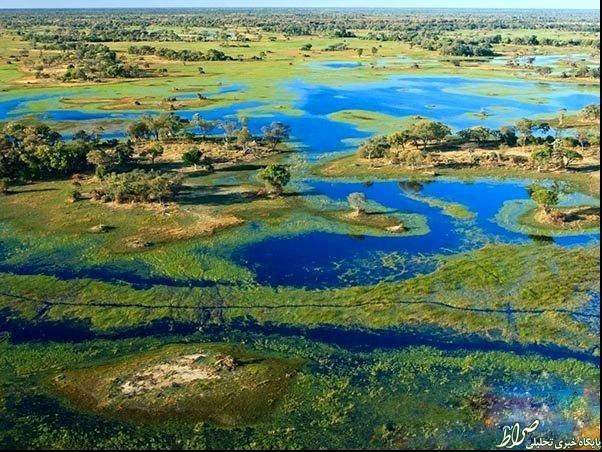 عکس/ بزرگترین دلتای درون‌سرزمینی جهان