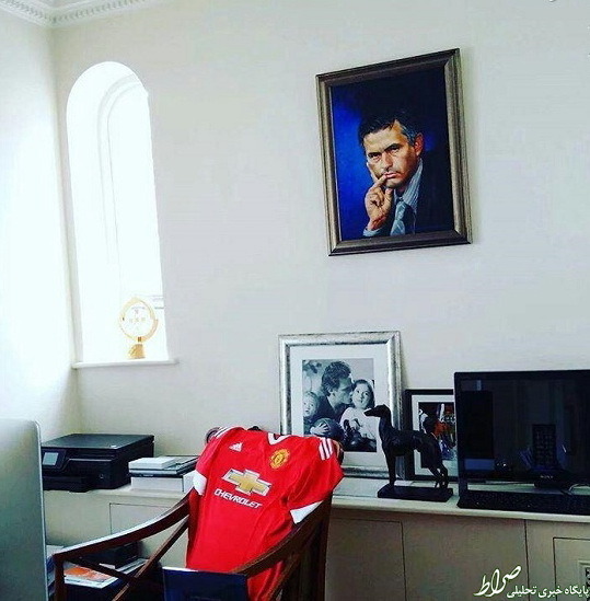 عکس/ دفتر مورینیو در منچستر یونایتد