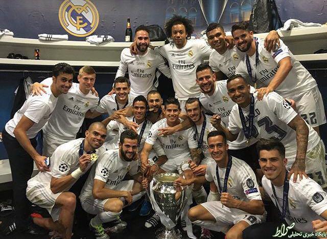 عکس/  رختكن رئال بعد از کسب جام