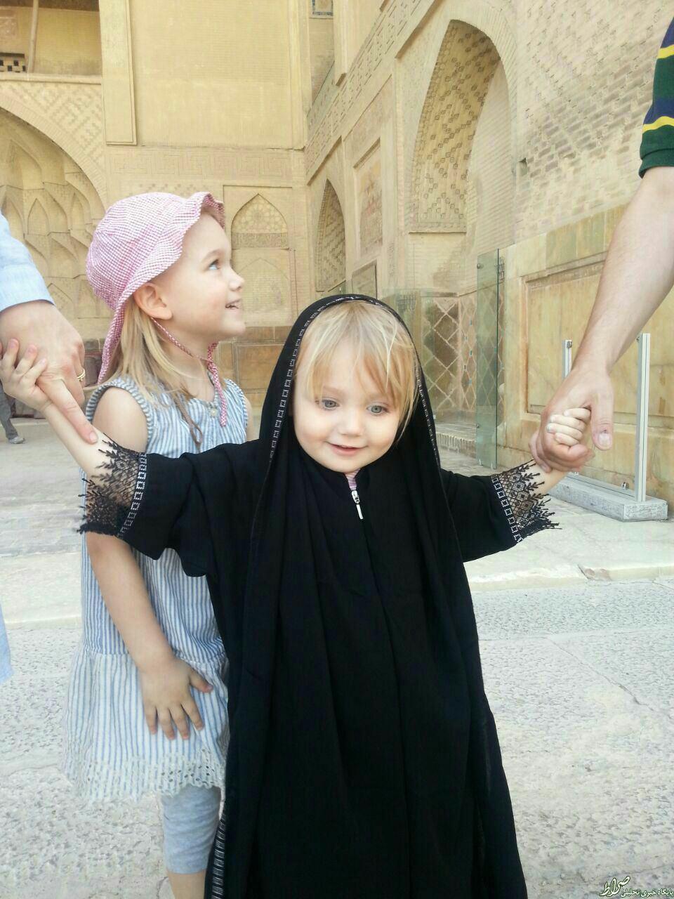 عکسی‌جالب ازتوریست‌خردسال فرانسوی