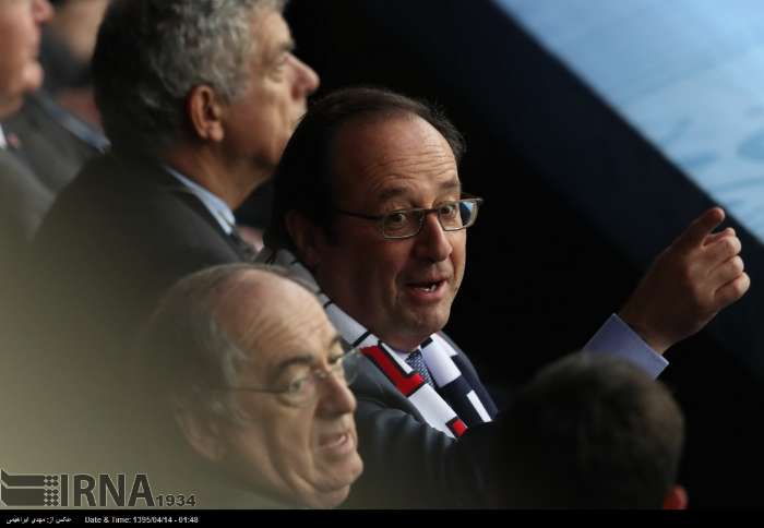 عکس/ کفاشیان و اولاند در ورزشگاه