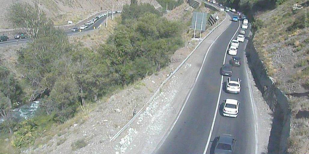 عکس/ وضعیت ترافیکی محور کندوان