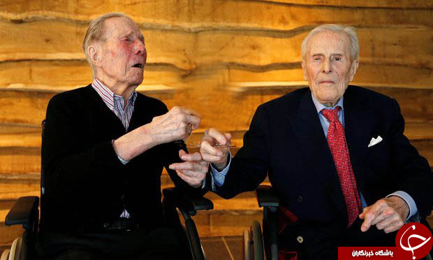 عکس/ مسن‌ترین برادران دوقلوی جهان