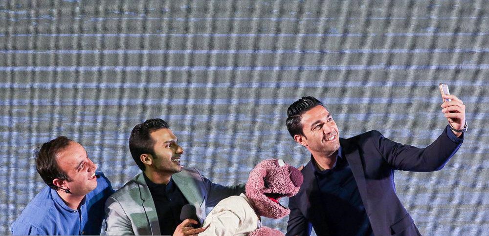 عکس/ سلفی نکونام و جناب‌خان در مشهد