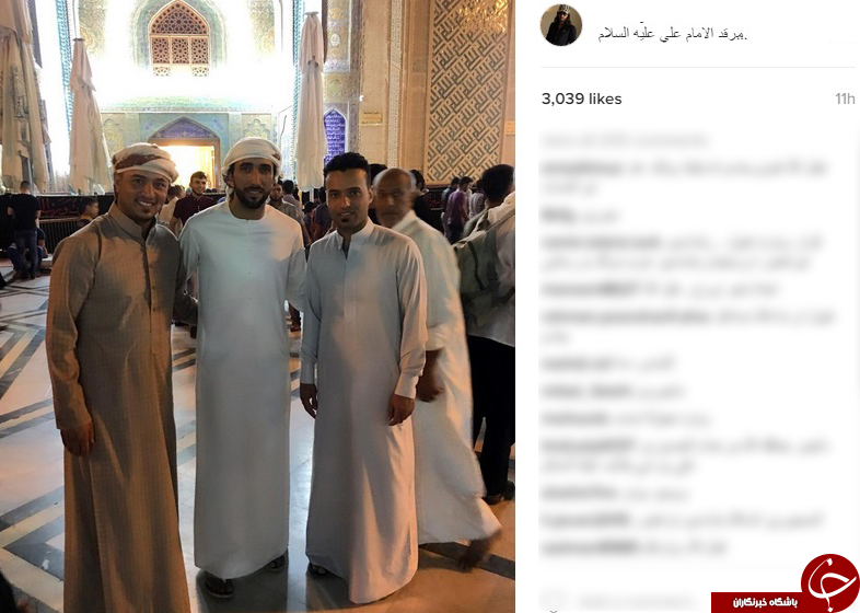 عکس/ کرار جاسم درحرم حضرت علی(ع)