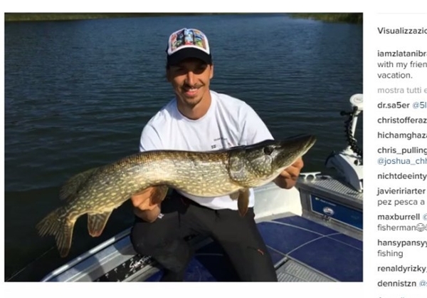عکس/ زلاتان استاد ماهیگیری عکس/ زلاتان استاد ماهیگیری