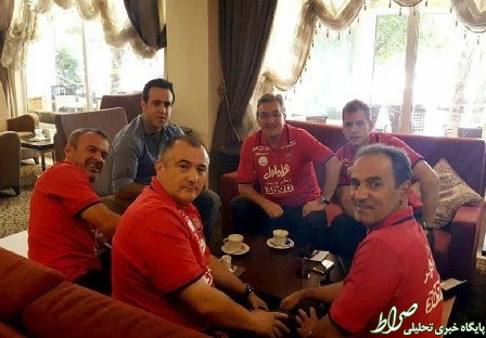 عکس/ علی کریمی در اردوی پرسپولیس