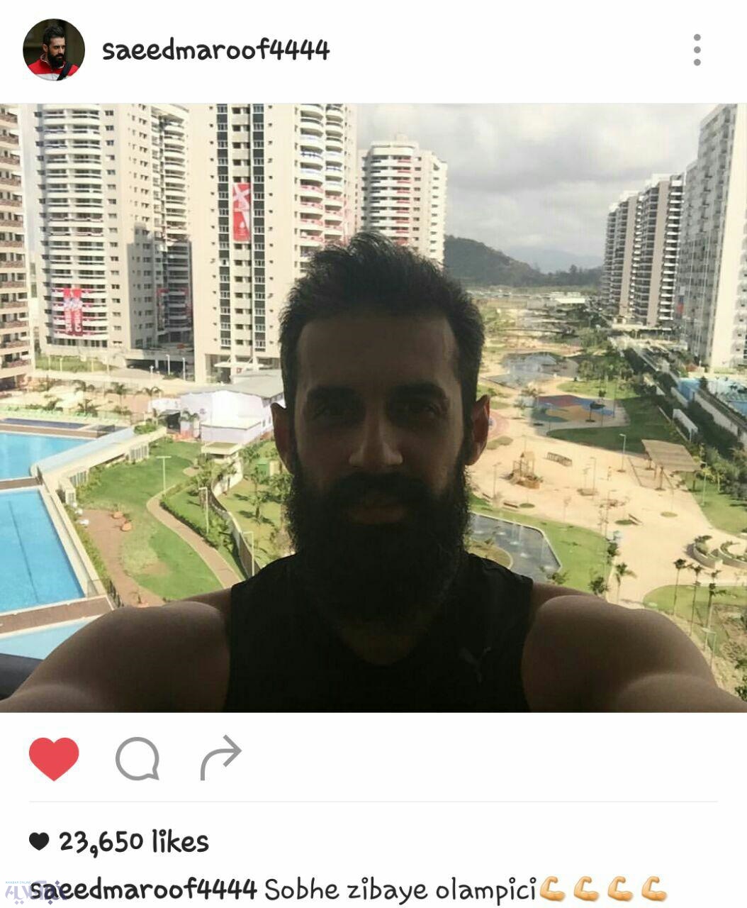 عکس/ پست معروف از دهکده المپیک