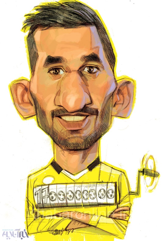 کاریکاتور/ گران ترین بازیکن لیگ!